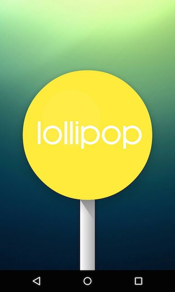 Android 5.0 Lollipop　イースターエッグ