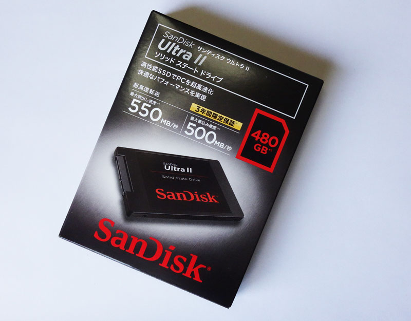 SanDisk UltraⅡ SSD 480GB